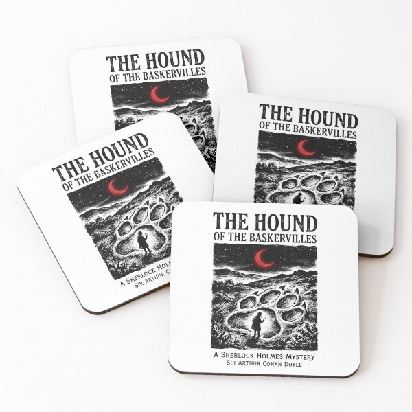 Item preview, The Hound of the Baskervilles Sherlock Holmes Book Poster Art designed and sold by Fenay Designs.