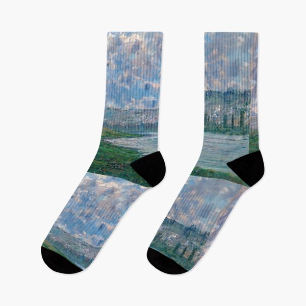 Item preview, Seine River Valley Under Drifting Clouds designed and sold by artofuniverse.
