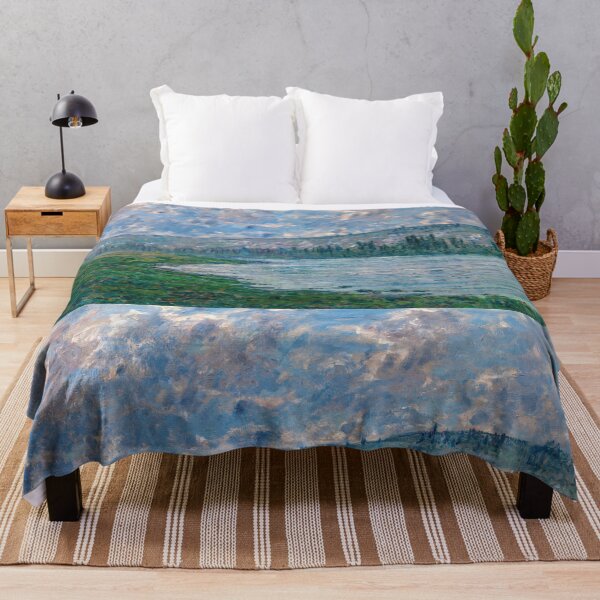 Item preview, Seine River Valley Under Drifting Clouds designed and sold by artofuniverse.