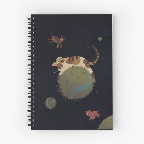 Item preview, Cute Space Barn Cat Illustration designed and sold by NiLustra.