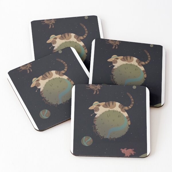 Item preview, Cute Space Barn Cat Illustration designed and sold by NiLustra.