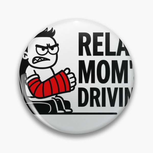 Item preview, Mom At The Wheel - Sarcastic Car Humor Cartoon Tee designed and sold by Petringo.
