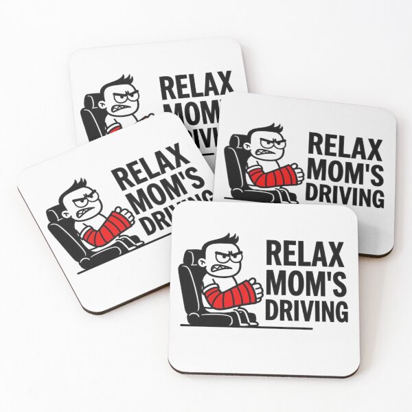 Item preview, Mom At The Wheel - Sarcastic Car Humor Cartoon Tee designed and sold by Petringo.
