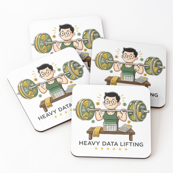 Item preview, Heavy Data Lifting - Accounting and Data Analyst Gym Humor. designed and sold by spreadsheetcafe.