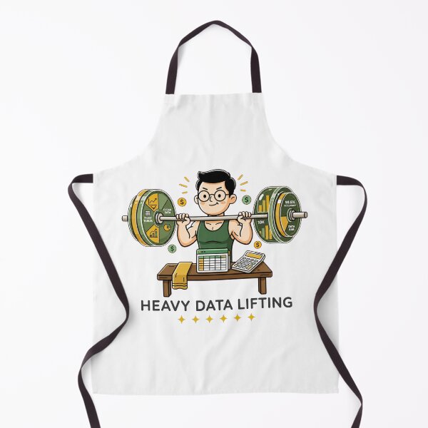 Item preview, Heavy Data Lifting - Accounting and Data Analyst Gym Humor. designed and sold by spreadsheetcafe.