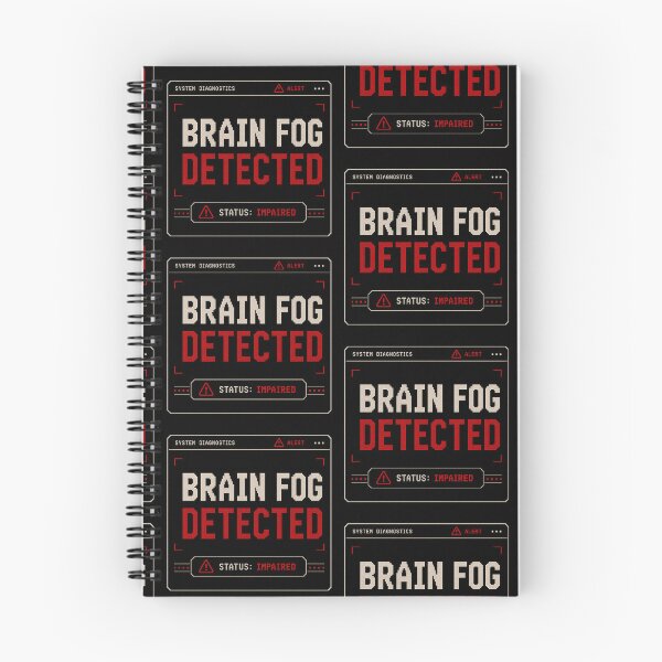 Item preview, Brain Fog Detected – Retro System Diagnostics Humor Design designed and sold by Mad Factory Designs.
