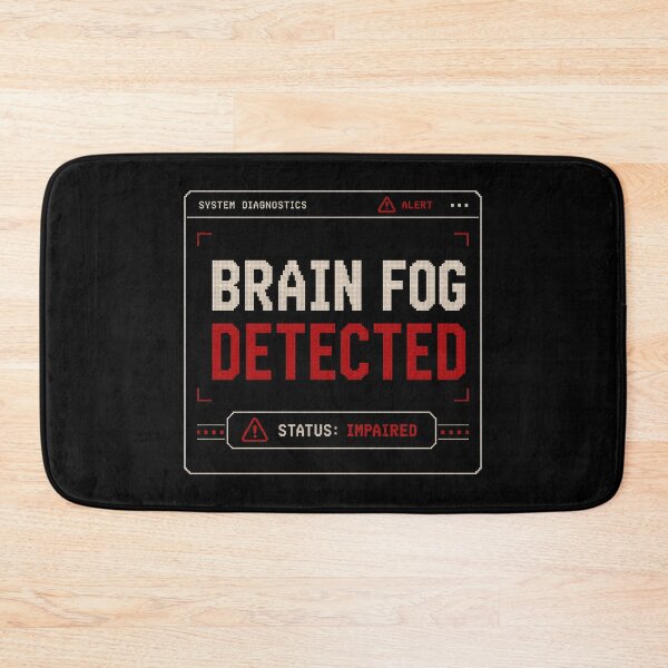 Item preview, Brain Fog Detected – Retro System Diagnostics Humor Design designed and sold by Mad Factory Designs.