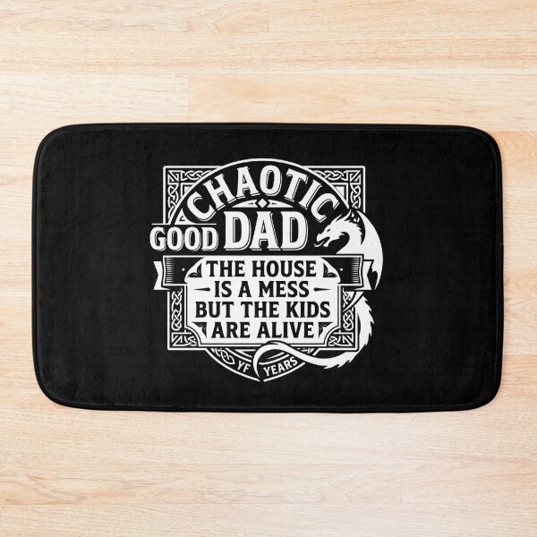 Item preview, Chaotic Good Dad Shirt, The House Is A Mess But The Kids Are Alive Tee, Funny RPG Gamer Father's Day Gift, Retro Dragon designed and sold by THREE LITTLE BEANS.