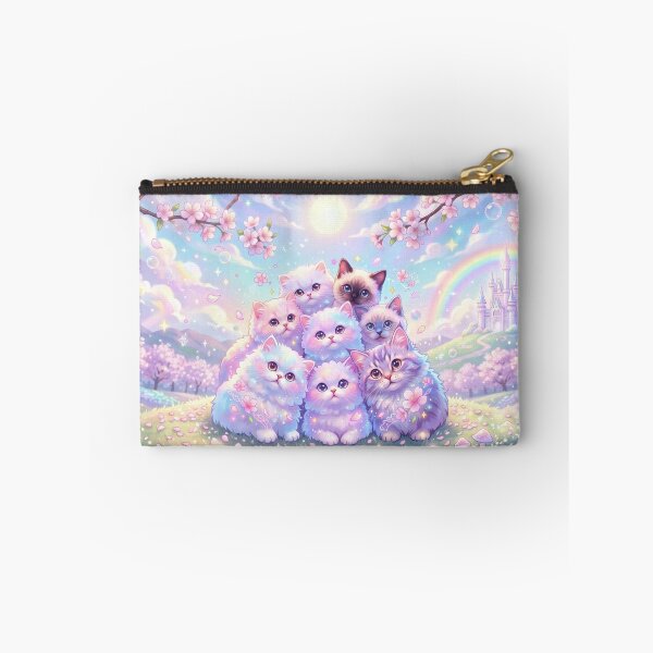 Item preview, Cute Kittens Under Cherry Blossoms designed and sold by AnnArtshock.