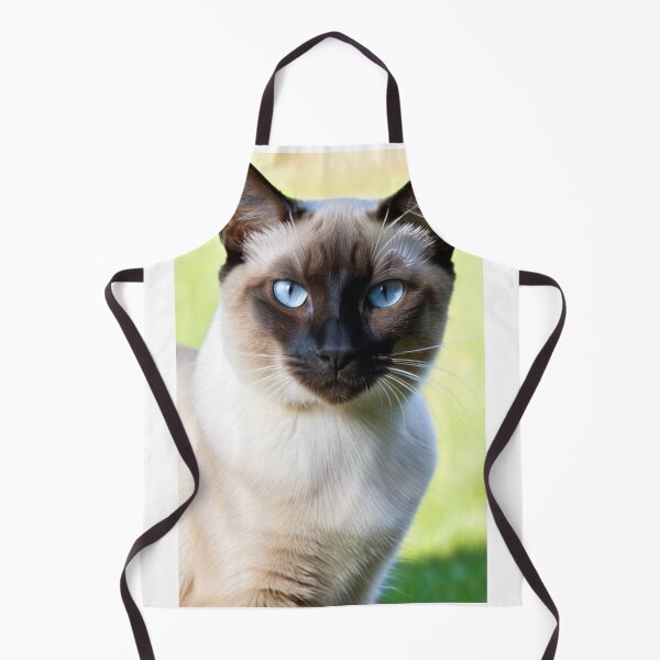 Item preview, Animals - Siamese Cat, Ice Blue Eyes Portrait designed and sold by DoodyPets.