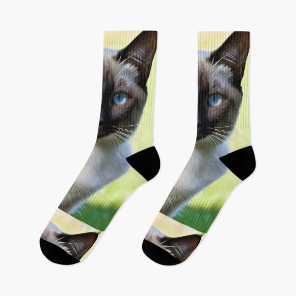Item preview, Animals - Siamese Cat, Ice Blue Eyes Portrait designed and sold by DoodyPets.