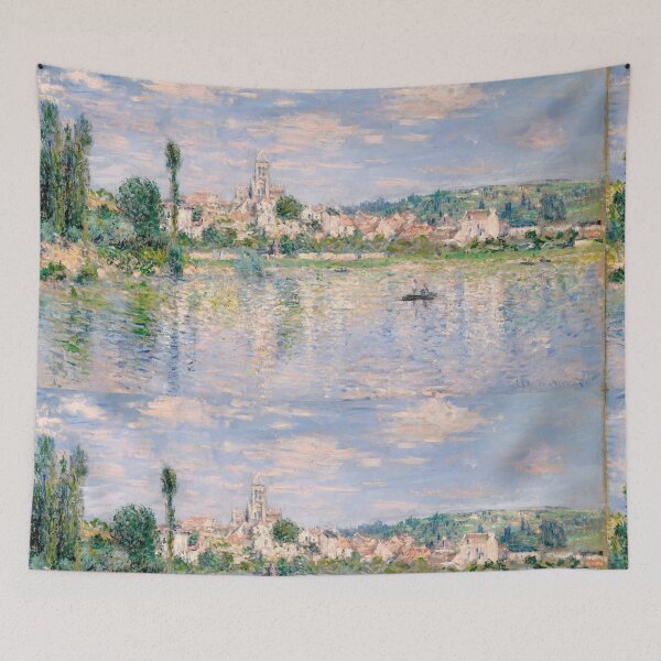 Item preview, Vetheuil Village on the Seine in Summer designed and sold by artofuniverse.