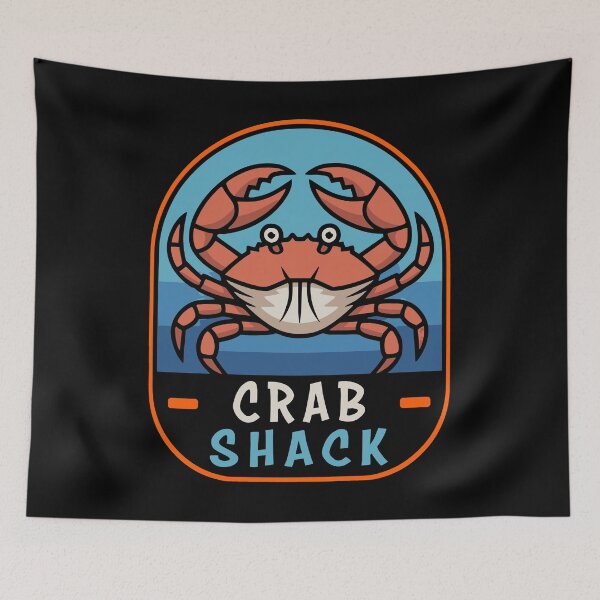 Item preview, Crab Shack Seafood Restaurant Coastal Crab designed and sold by AntiqueImages.