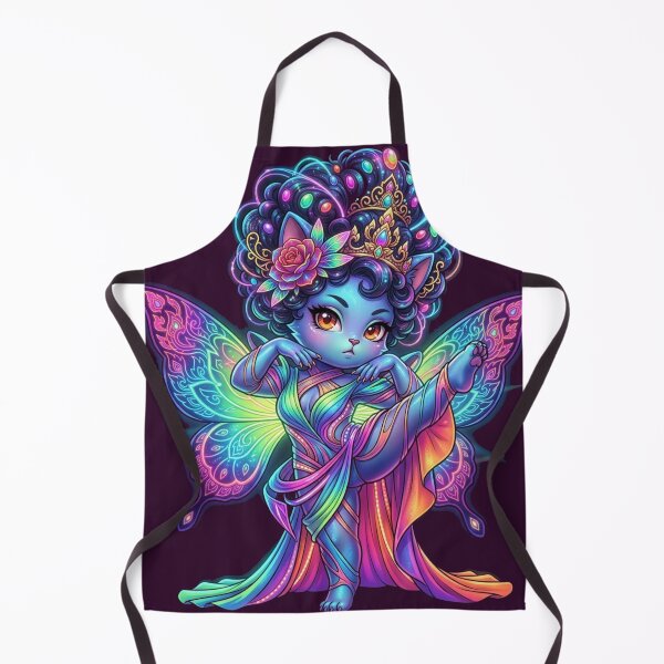 Item preview, Thai Fairy Neon Cat Goddess Art Toy Style designed and sold by ChaEmm_Studio.