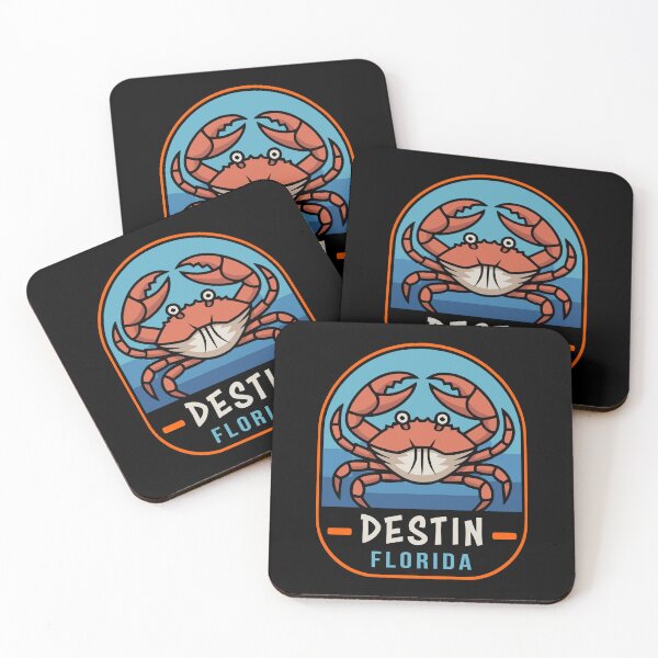 Item preview, Destin Florida Crab Beach Vacation Souvenir designed and sold by AntiqueImages.