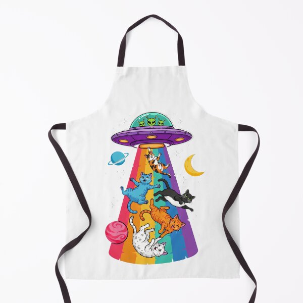 Item preview, UFO Cat Abduction — Alien Spaceship Beam Funny Space Cat T-Shirt V1 designed and sold by DarylWelsh2024.
