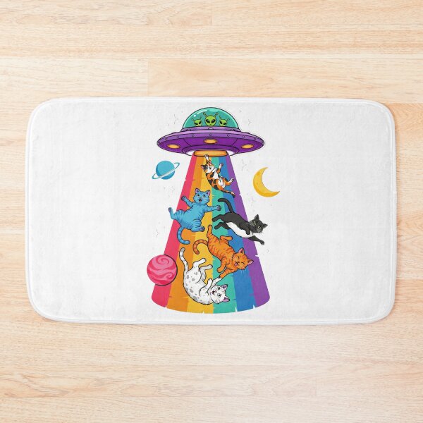 Item preview, UFO Cat Abduction — Alien Spaceship Beam Funny Space Cat T-Shirt V1 designed and sold by DarylWelsh2024.