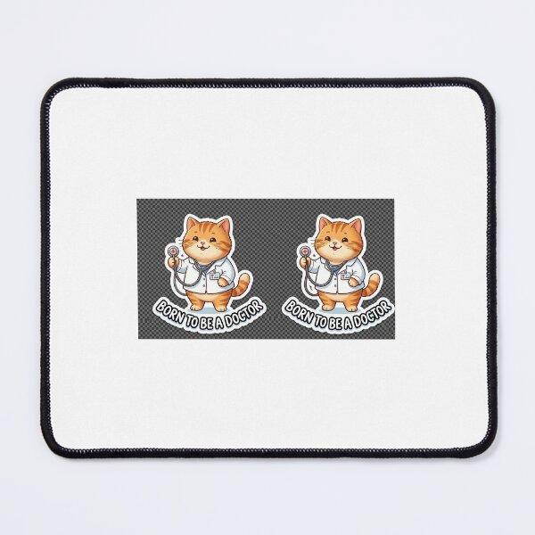 Item preview, Born To Be A Doctor Cute Cat Medical Sticker?? designed and sold by SweetieMedArt.