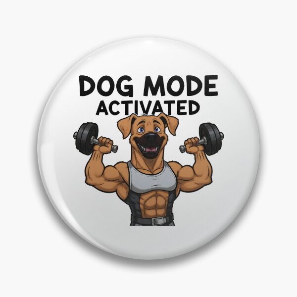 Item preview, Dog Mode Activated Funny Fitness Workout designed and sold by Nuvoro Gifts.