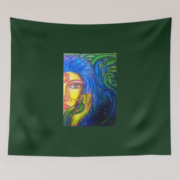Item preview, Vibrant Goddesss nature divine feminine energy designed and sold by Shukasya-Arts.