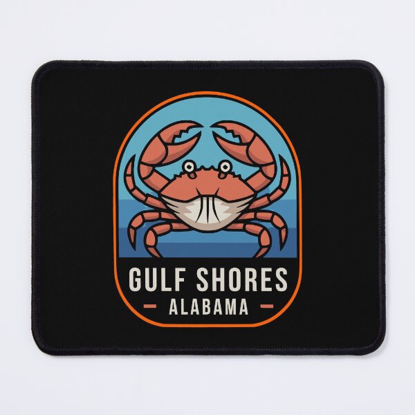 Item preview, Gulf Shores Alabama Crab Coastal Travel Design designed and sold by AntiqueImages.
