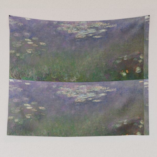 Item preview, Agapanthus Water Lilies Pond Reflections designed and sold by artofuniverse.