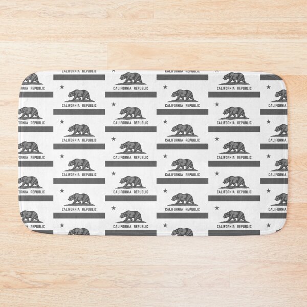 Item preview, California Flag Black and White designed and sold by Will's Thrills.