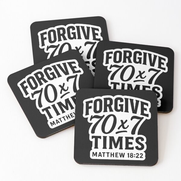 Item preview, Matthew 18:22 Forgive 70 x 7 Times designed and sold by plushism.