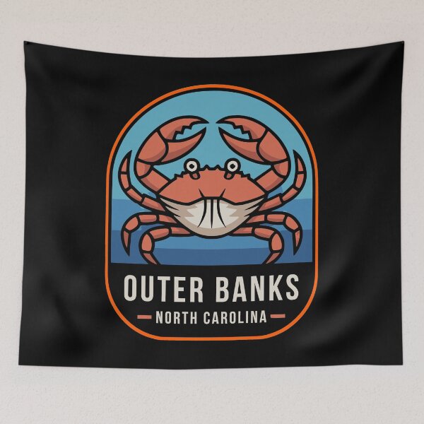 Item preview, Outer Banks North Carolina Crab Coastal Design designed and sold by AntiqueImages.