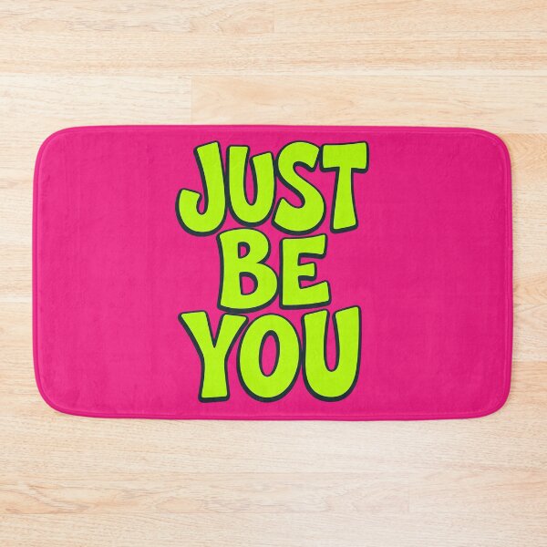 Item preview, Just Be You - Neon Green and Pink Y2K Bubble Typography designed and sold by alizvisions.