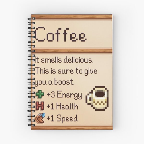 Item preview, Inspired Pixel Art Coffee  - Stardew Valley  designed and sold by Cozy Moss Studio.
