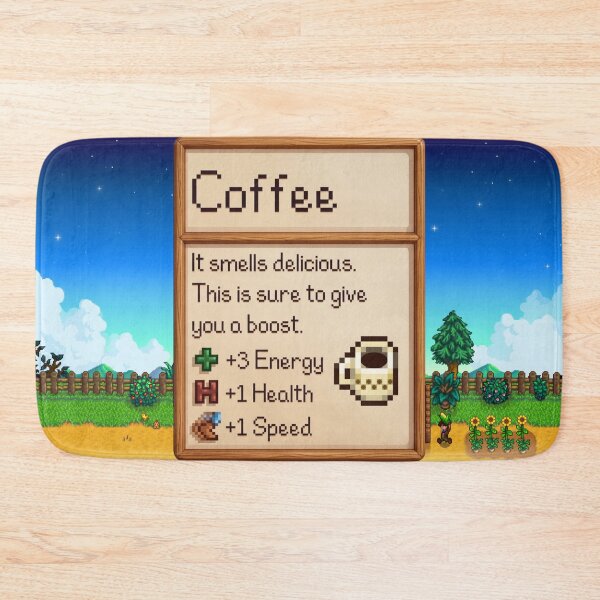 Item preview, Inspired Pixel Art Coffee  - Stardew Valley  designed and sold by Cozy Moss Studio.