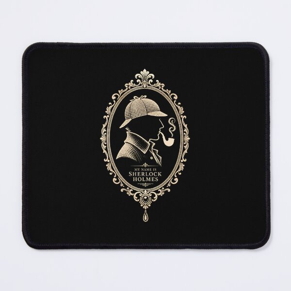 Item preview, My Name Is Sherlock Holmes Vintage Cameo Portrait designed and sold by Fenay Designs.