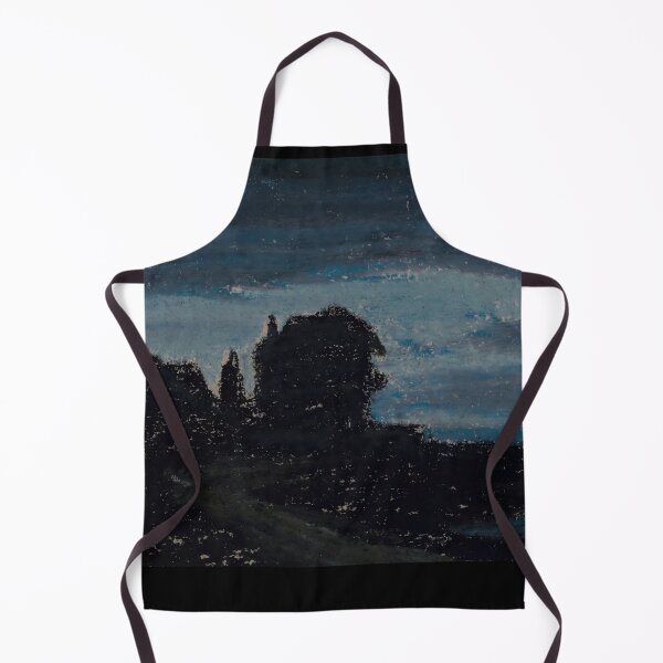 Item preview, Moonlit Twilight Landscape with Silhouetted Trees designed and sold by artofuniverse.