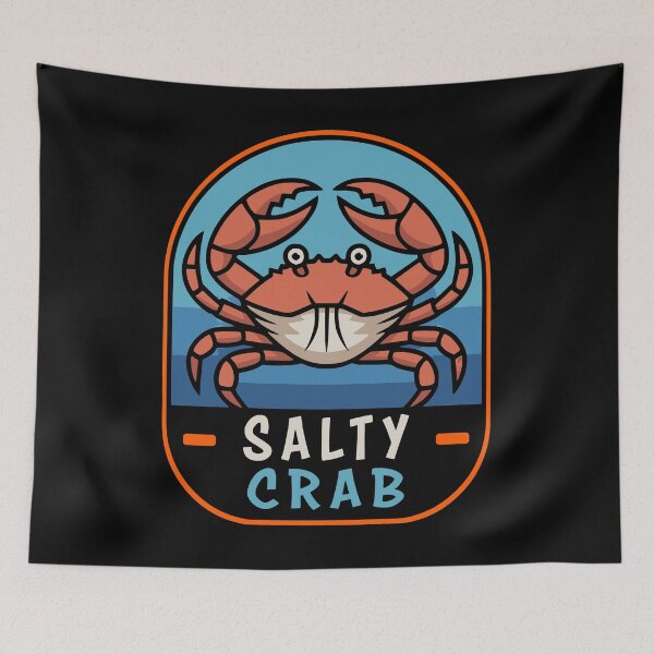 Item preview, Salty Crab Ocean Beach Coastal Design designed and sold by AntiqueImages.