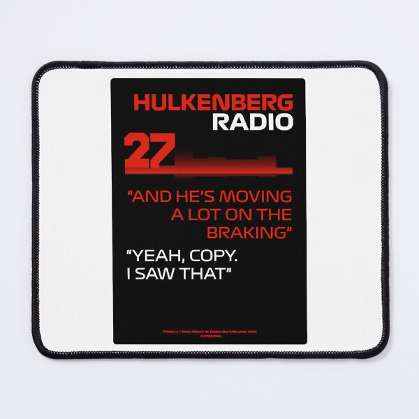 Item preview, He is moving a lot on the braking - NH27 F1 Team Radio designed and sold by Heybratan.