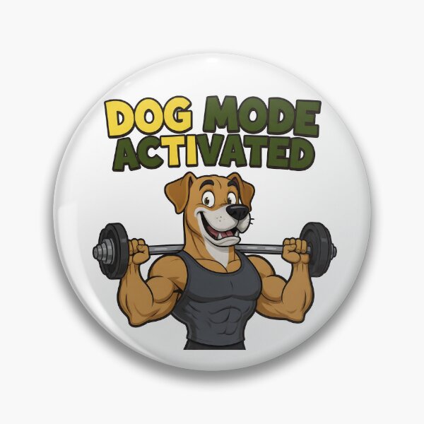 Item preview, Dog Mode Activated Muscular Gym Workout designed and sold by Nuvoro Gifts.