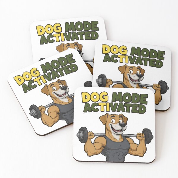 Item preview, Dog Mode Activated Muscular Gym Workout designed and sold by Nuvoro Gifts.