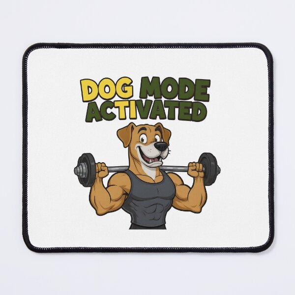 Item preview, Dog Mode Activated Muscular Gym Workout designed and sold by Nuvoro Gifts.