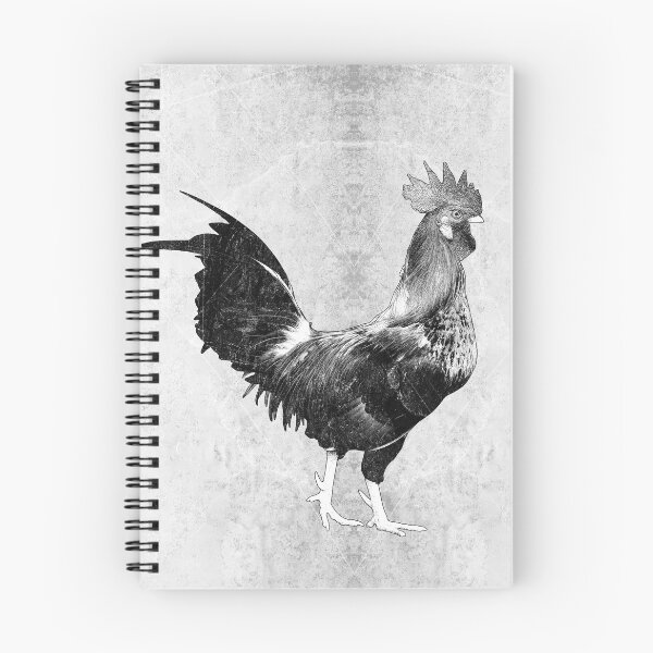 Item preview, Bantam Rooster Dark Poultry Portrait Farmyard Gothic Art designed and sold by Ghoul Enterprises.