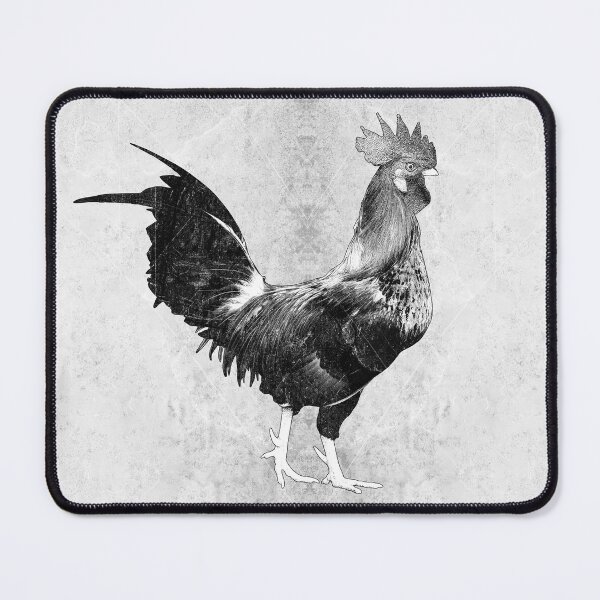 Item preview, Bantam Rooster Dark Poultry Portrait Farmyard Gothic Art designed and sold by Ghoul Enterprises.