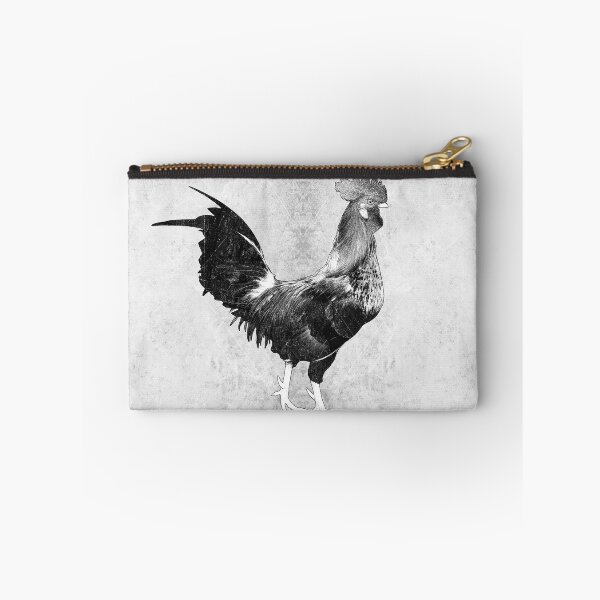 Item preview, Bantam Rooster Dark Poultry Portrait Farmyard Gothic Art designed and sold by Ghoul Enterprises.