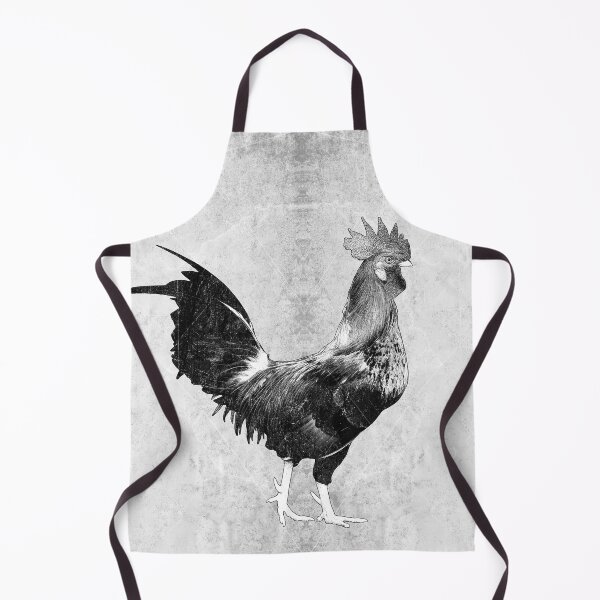 Item preview, Bantam Rooster Dark Poultry Portrait Farmyard Gothic Art designed and sold by Ghoul Enterprises.