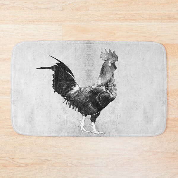 Item preview, Bantam Rooster Dark Poultry Portrait Farmyard Gothic Art designed and sold by Ghoul Enterprises.