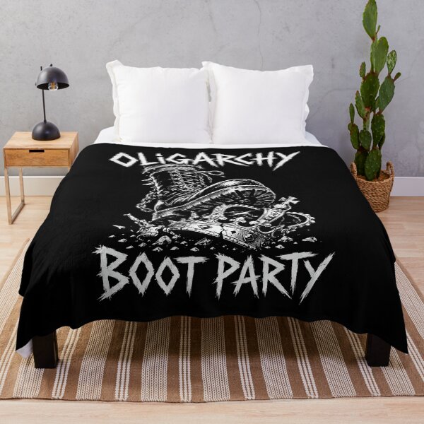 Item preview, Oligarchy Boot Party Anti-Elite Punk Satire designed and sold by Victor Shadehorn.