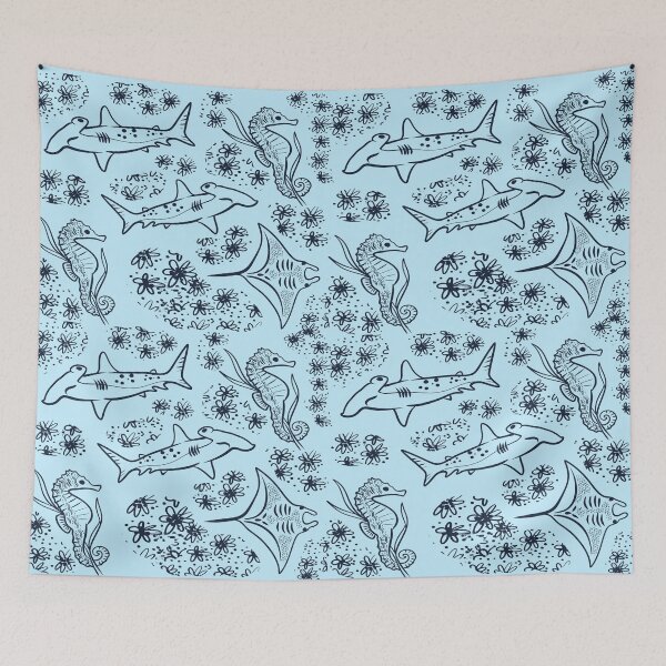 Item preview, Floral Underwater Animals - Transparent Background designed and sold by IvysCreativityHouse.