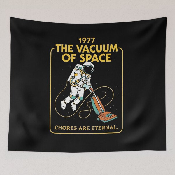 Item preview, 1977 The Vacuum of Space - Retro Sci-Fi Parody designed and sold by ZUVLEX.