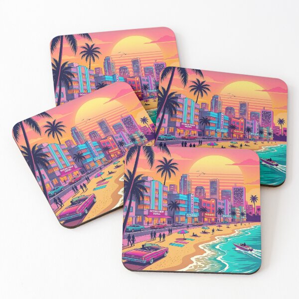 Item preview, GTA 6 Vice City Miami Vibes  designed and sold by Fun&Design.