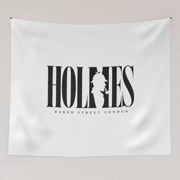 Item preview, Holmes Baker Street London Minimalist Black Silhouette Art designed and sold by Fenay Designs.