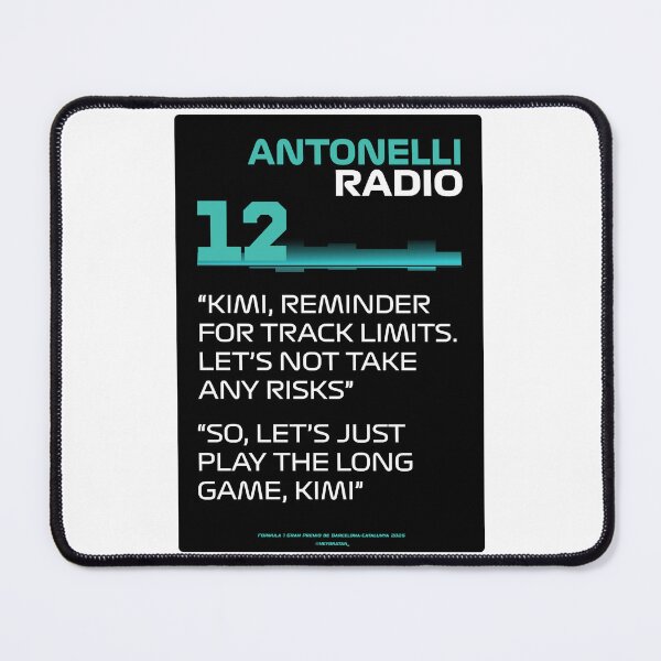 Item preview, Reminder for track limits - #KA12 F1 Team Radio designed and sold by Heybratan.